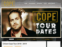 Tablet Screenshot of citizencopetourdates.com